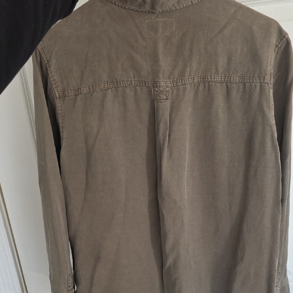 Marine Layer Women's Casual Brown Shirt Size L - Picture 4 of 5